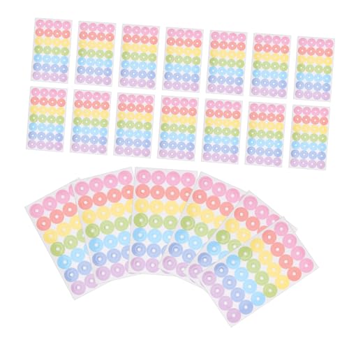 OSALADI 20 Blatt Schutzaufkleber -Etikett Papier Party Aufkleber zur Bindemittelverstärkung verstärken Farbe Ordnerlochetiketten locher aufkleber Lochverstärkungsringe Bindering-Aufkleber OSALADI 20 Blatt Schutzaufkleber -Etikett Papier Party Aufkleber zur Bindemittelverstärkung verstärken Farbe Ordnerlochetiketten locher aufkleber Lochverstärkungsringe Bindering-Aufkleber von OSALADI
