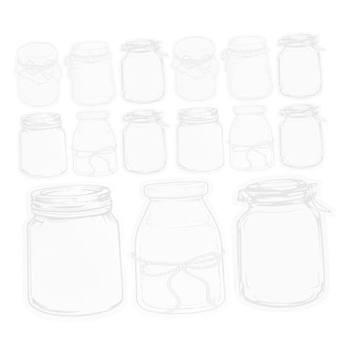 OSALADI 20 Blatt Teiliges DIY Lesezeichen mit Getrockneten Transparenten Blüten aus Pet Wasser und Ölresistent Langlebig für Basteln Journale Scrapbooks und Kreative Geschenkideen von OSALADI