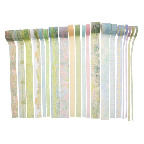 OSALADI 20 Rollen Dekorative Washi Klebebänder Retro Muster Vielseitig Einsetzbar für Scrapbooking Diy Projekte und Planer Leicht Abziehbar Hinterlassen Rückstände für Notizen und OSALADI 20 Rollen Dekorative Washi Klebebänder Retro Muster Vielseitig Einsetzbar für Scrapbooking Diy Projekte und Planer Leicht Abziehbar Hinterlassen Rückstände für Notizen und von OSALADI