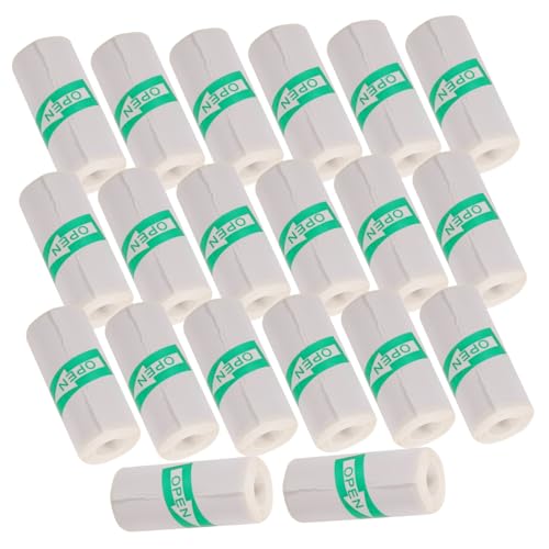 OSALADI 20 Rollen Papier Selbstklebend Etiketten Aufkleber für Mini Thermodrucker Versand Lagerverwaltung und Büroorganisation von OSALADI