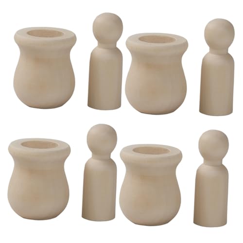 OSALADI 20 Satz Teiliges Kleine Holzfiguren zum Bemalen Naturbelassene DIY Holzpuppen für Kreative Kinderbastelei Ungiftig und Umweltfreundlich für Malfarben Filz und Garn Dekoration OSALADI 20 Satz Teiliges Kleine Holzfiguren zum Bemalen Naturbelassene DIY Holzpuppen für Kreative Kinderbastelei Ungiftig und Umweltfreundlich für Malfarben Filz und Garn Dekoration von OSALADI