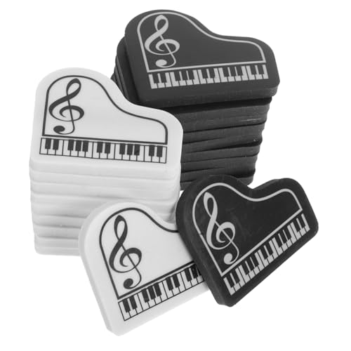 OSALADI 20 Stck. Klavier-radiergummi Neuheitseraser Mini-gummis Rosa Radiergummis Eraser Im Klassenzimmer Thematisiert Geformter Radiergummi Musical Tpr Zufällige Farbe von OSALADI