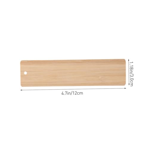 OSALADI 20 Stück Bambus Lesezeichen Blanko mit Nachhaltige DIY Holzanhänger für Schüler Basteln Partydeko und Geschenke Glatte Kanten Vielseitig Verwendbar OSALADI 20 Stück Bambus Lesezeichen Blanko mit Nachhaltige DIY Holzanhänger für Schüler Basteln Partydeko und Geschenke Glatte Kanten Vielseitig Verwendbar von OSALADI