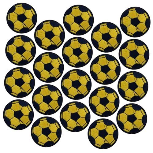 OSALADI 20 Stück Bestickte Applikationen zum Aufnähen und Aufbügeln Dekorative DIY Stoffflicken für Kleidung Jeans Taschen Langlebige Hautfreundliche Fußball Motive OSALADI 20 Stück Bestickte Applikationen zum Aufnähen und Aufbügeln Dekorative DIY Stoffflicken für Kleidung Jeans Taschen Langlebige Hautfreundliche Fußball Motive von OSALADI