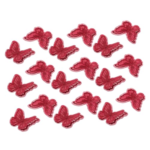 OSALADI 20 Stück Bestickte Spitzen Schmetterling Applikationen Zarter Spitze Handgefertigte Näh Patches für Bekleidung Diy Haar Accessoires Hochzeits und Frühlingsmode Vielseitige von OSALADI