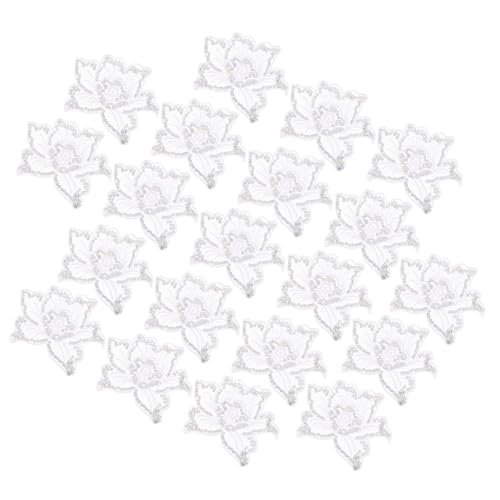 OSALADI 20 Stück Blüten Applikationen Stickerei Patches zum Aufnähen Glitzernde Dekoration für Kleidung Taschen und DIY Projekte Sicher und Langlebig für Mode und Bastelarbeiten OSALADI 20 Stück Blüten Applikationen Stickerei Patches zum Aufnähen Glitzernde Dekoration für Kleidung Taschen und DIY Projekte Sicher und Langlebig für Mode und Bastelarbeiten von OSALADI