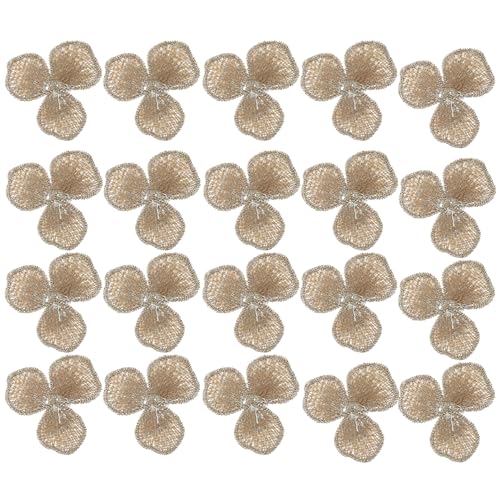 OSALADI 20 Stück Blumen Stickapplikationen Netzstoff Diy Kleidung Accessoires für Taschen Hüte und Mehr Einfach zu Bügeln oder Nähen Langlebig und Kreativ von OSALADI