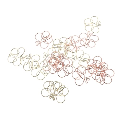 OSALADI 20 Stück Cartoon Papierklammern Bienenform Goldene Büroklammern für Dokumente Notizen und Scrapbooking Leicht Praktisch für Büro und Zuhause von OSALADI