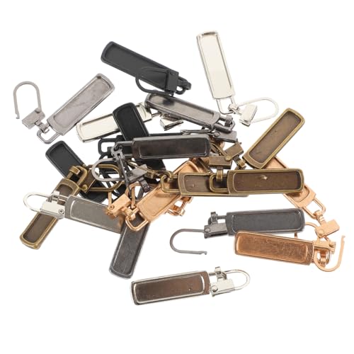 OSALADI 20 Stück Detachable Zipper Pulls Teiliges Reißverschluss Reparaturkit Langlebigem Installieren für Jacken Taschen Koffer und Mehr Gunmetal OSALADI 20 Stück Detachable Zipper Pulls Teiliges Reißverschluss Reparaturkit Langlebigem Installieren für Jacken Taschen Koffer und Mehr Gunmetal von OSALADI