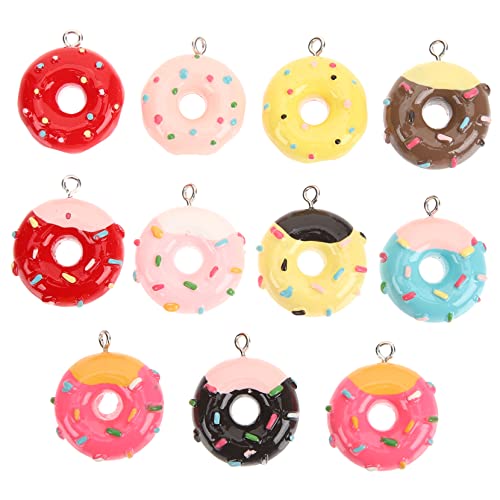 OSALADI 20 Stück Donut Schlüsselanhänger Schlüsselringe im Donut Design für Diy Schmuck Geburtstagsfeiern und Robuste und Langlebige Anhänger für Bastelprojekte OSALADI 20 Stück Donut Schlüsselanhänger Schlüsselringe im Donut Design für Diy Schmuck Geburtstagsfeiern und Robuste und Langlebige Anhänger für Bastelprojekte von OSALADI