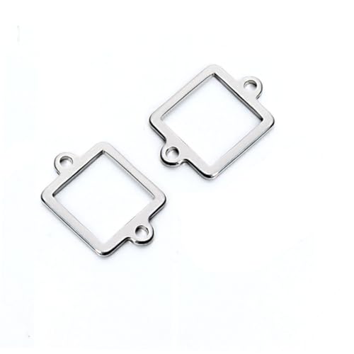 OSALADI 20 Stück Edelstahl Anhängerverbinder mit Doppelöffnung Stabile Schmuckbasis für DIY Halsketten Silberfarbene Verbindungsstücke für Schmuckherstellung und Zubehör OSALADI 20 Stück Edelstahl Anhängerverbinder mit Doppelöffnung Stabile Schmuckbasis für DIY Halsketten Silberfarbene Verbindungsstücke für Schmuckherstellung und Zubehör von OSALADI