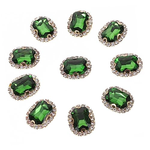 OSALADI 20 Stück Handnäh Strasssteine Grün Dekorative Rhinestones für Diy Projekte Hochwertige Nähverzierungen für Kleidung und Bastelarbeiten OSALADI 20 Stück Handnäh Strasssteine Grün Dekorative Rhinestones für Diy Projekte Hochwertige Nähverzierungen für Kleidung und Bastelarbeiten von OSALADI