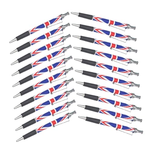 OSALADI 20 Stück Kugelschreiber Mit Flagge Stift Zum Unterschreiben Büro-kugelschreiber Schreibstift Professioneller Kugelschreiber Schulmaterial Stift Home-office-stift Büro Stift Plastik von OSALADI