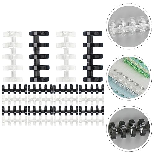 OSALADI 20 Stück Kunststoff Buchbinderinge Hochtransparent und Carbon Schwarz für Ordner Notizen und Kreative Projekte Leicht Praktisch und Vielseitig Einsetzbar OSALADI 20 Stück Kunststoff Buchbinderinge Hochtransparent und Carbon Schwarz für Ordner Notizen und Kreative Projekte Leicht Praktisch und Vielseitig Einsetzbar von OSALADI
