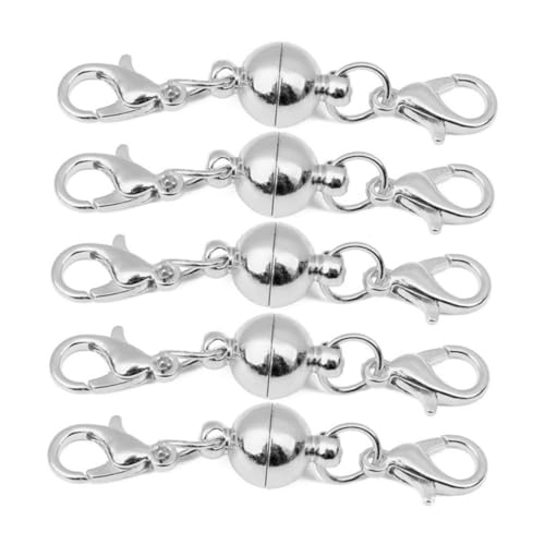 OSALADI 20 Stück Loch Krebsscherenverschluss für Lederbänder Robuste Schmuckverschlüsse für Diy Armbänder und Herstellung von OSALADI