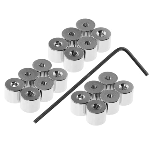 OSALADI 20 Stück Metall Pin Rücken mit Gewindemechanismus Sicherer Schlossverschluss für Broschen und Anstecker Langlebige Schmuckverschluss Ersatzteile mit Schraubenschlüssel für DIY OSALADI 20 Stück Metall Pin Rücken mit Gewindemechanismus Sicherer Schlossverschluss für Broschen und Anstecker Langlebige Schmuckverschluss Ersatzteile mit Schraubenschlüssel für DIY von OSALADI