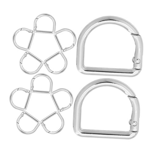OSALADI 20 Stück Metallfederschlüssel Metallschnappverschlüsse Schlüsselring-Clips Frühlingsverschluss Schlüsselanhänger-Clips aus Metall Metallschlüsselketten Zinklegierung Silber OSALADI 20 Stück Metallfederschlüssel Metallschnappverschlüsse Schlüsselring-Clips Frühlingsverschluss Schlüsselanhänger-Clips aus Metall Metallschlüsselketten Zinklegierung Silber von OSALADI