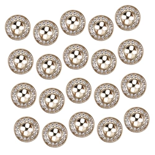 OSALADI 20 Stück Metallische Hemdjacke Klein Mode Form Verzierungsknöpfe Dame Anzugknöpfe Nähen Tasten Kleidung Kristallknöpfe Metallknöpfe Luxusknöpfe Strasssteine Golden OSALADI 20 Stück Metallische Hemdjacke Klein Mode Form Verzierungsknöpfe Dame Anzugknöpfe Nähen Tasten Kleidung Kristallknöpfe Metallknöpfe Luxusknöpfe Strasssteine Golden von OSALADI
