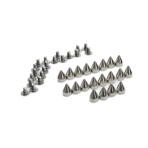 OSALADI 20 Stück Metallspitzen Schraubnieten für DIY Lederhandwerk Punk Style Ziernieten Silber für Taschen Kleidung Armbänder und Schuhe OSALADI 20 Stück Metallspitzen Schraubnieten für DIY Lederhandwerk Punk Style Ziernieten Silber für Taschen Kleidung Armbänder und Schuhe von OSALADI