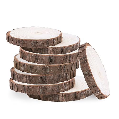 OSALADI 20 Stück Naturholzscheiben für Diy Bastelprojekte Hochzeit Tischdekoration und Kreative Ideen Rinde Umgeben Geschliffen für Mittelstücke und Mehr OSALADI 20 Stück Naturholzscheiben für Diy Bastelprojekte Hochzeit Tischdekoration und Kreative Ideen Rinde Umgeben Geschliffen für Mittelstücke und Mehr von OSALADI