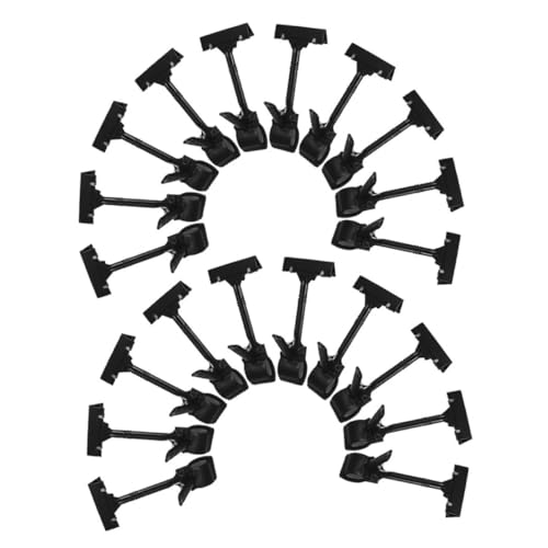 OSALADI 20 Stück Preisetiketten Clips Kunststoff Drehbar T-förmiger Schildhalter für Preisschilder und Karten Stabiler Signhalter für Einzelhandel Obststände und Ladenregale OSALADI 20 Stück Preisetiketten Clips Kunststoff Drehbar T-förmiger Schildhalter für Preisschilder und Karten Stabiler Signhalter für Einzelhandel Obststände und Ladenregale von OSALADI