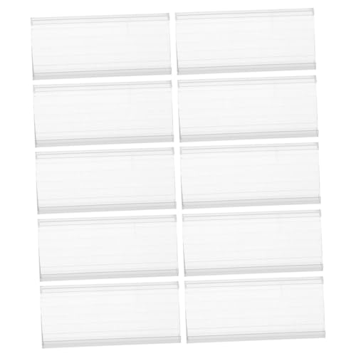 OSALADI 20 Stück Preiskarte Regaletikettenhalter Inhaber Pantry -Etiketten Etikettenhalter-Display Multi- -Etikett Clip Tag-Display-Halter transparenter Zeichenhalter Marker PVC OSALADI 20 Stück Preiskarte Regaletikettenhalter Inhaber Pantry -Etiketten Etikettenhalter-Display Multi- -Etikett Clip Tag-Display-Halter transparenter Zeichenhalter Marker PVC von OSALADI