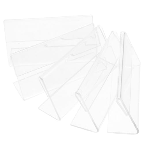 OSALADI 20 Stück Teiliges Acryl Preisschild Aufsteller Transparenter Vertikaler Förmiger Schildhalter für Supermarkt Stabiler Preisschildständer zur Anzeige von Preisen und Werbebannern OSALADI 20 Stück Teiliges Acryl Preisschild Aufsteller Transparenter Vertikaler Förmiger Schildhalter für Supermarkt Stabiler Preisschildständer zur Anzeige von Preisen und Werbebannern von OSALADI