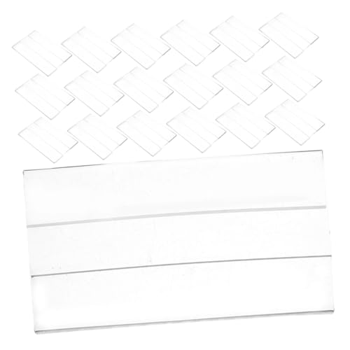 OSALADI 20 Stück Teiliges Acryl Preisschildhalter Transparent Wandmontage Flach Design Platzsparend Für Supermarkt Einzelhandel Marktstände Regal Labels OSALADI 20 Stück Teiliges Acryl Preisschildhalter Transparent Wandmontage Flach Design Platzsparend Für Supermarkt Einzelhandel Marktstände Regal Labels von OSALADI