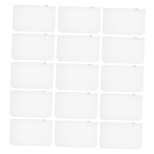 OSALADI 20 Stück Teiliges Binder Taschen mit Reißverschluss Wiederverwendbare Transparente Organizer-einlagen für Budget Tickets und Karten Kompatibel mit Ringordnern für Täglichen OSALADI 20 Stück Teiliges Binder Taschen mit Reißverschluss Wiederverwendbare Transparente Organizer-einlagen für Budget Tickets und Karten Kompatibel mit Ringordnern für Täglichen von OSALADI