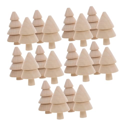 OSALADI 20 Stück Teiliges DIY Holz Weihnachtsbaum Figuren aus Naturbelassenem Holz Leichte Bemalbare Holzpuppen Kompakte Tischdeko für Festliche Heimdekoration und Kreative Bastelprojekte OSALADI 20 Stück Teiliges DIY Holz Weihnachtsbaum Figuren aus Naturbelassenem Holz Leichte Bemalbare Holzpuppen Kompakte Tischdeko für Festliche Heimdekoration und Kreative Bastelprojekte von OSALADI