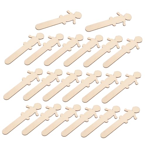 OSALADI 20 Stück Teiliges DIY Holzscheiben Leichte Holzchips zum Bemalen Kreative Formen Kindgerechtes Bastelmaterial für Jungen und Mädchen für Graffiti und Handwerksprojekte OSALADI 20 Stück Teiliges DIY Holzscheiben Leichte Holzchips zum Bemalen Kreative Formen Kindgerechtes Bastelmaterial für Jungen und Mädchen für Graffiti und Handwerksprojekte von OSALADI
