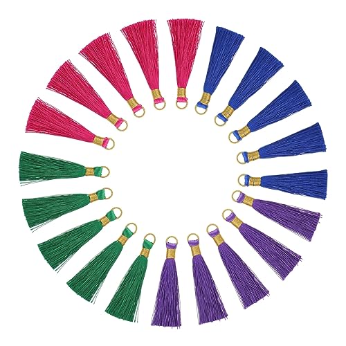 OSALADI 20 Stück Teiliges Handgefertigter Quasten Anhänger Stilvolles Taschenornament Dekorativer Troddel für Schmuck und DIY Projekte Zufällige Farben Zufällige Farbe Zufällige Farbe OSALADI 20 Stück Teiliges Handgefertigter Quasten Anhänger Stilvolles Taschenornament Dekorativer Troddel für Schmuck und DIY Projekte Zufällige Farben Zufällige Farbe Zufällige Farbe von OSALADI