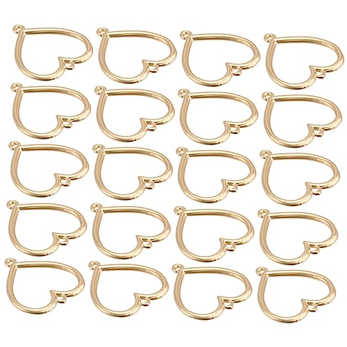 OSALADI 20 Stück Teiliges Herz Anhänger aus Hochwertiger Legierung Offene Fassung für Schmuckherstellung Langlebig und Rostfrei Geeignet für UV Harz Perlen und DIY Halsketten Charms OSALADI 20 Stück Teiliges Herz Anhänger aus Hochwertiger Legierung Offene Fassung für Schmuckherstellung Langlebig und Rostfrei Geeignet für UV Harz Perlen und DIY Halsketten Charms von OSALADI