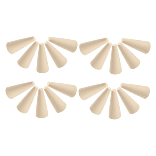 OSALADI 20 Stück Teiliges Holz Schmuckhalter Unvollendete Holzspitzen für Ringe Multifunktional als Bastelgrundlage und Wohnaccessoire Robustes Naturholz für DIY Schmuckdisplay und OSALADI 20 Stück Teiliges Holz Schmuckhalter Unvollendete Holzspitzen für Ringe Multifunktional als Bastelgrundlage und Wohnaccessoire Robustes Naturholz für DIY Schmuckdisplay und von OSALADI