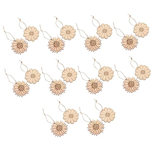 OSALADI 20 Stück Teiliges Holzblüten Sonnenblume und Kleine Blume DIY Bastelholzscheiben Holzchips zum Bemalen Natürliche Holzdekoration für Handwerk und Wohnaccessoires OSALADI 20 Stück Teiliges Holzblüten Sonnenblume und Kleine Blume DIY Bastelholzscheiben Holzchips zum Bemalen Natürliche Holzdekoration für Handwerk und Wohnaccessoires von OSALADI