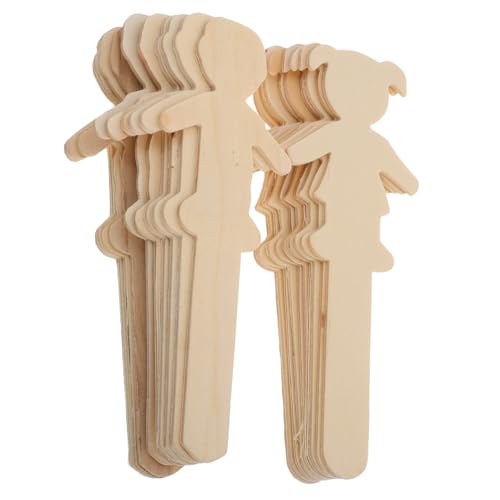 OSALADI 20 Stück Teiliges Holzfiguren für DIY Bastelmaterial Holzschnittfiguren für Jungen und Mädchen Kreative Projekte für Klassenzimmer und Wohnraumdekoration OSALADI 20 Stück Teiliges Holzfiguren für DIY Bastelmaterial Holzschnittfiguren für Jungen und Mädchen Kreative Projekte für Klassenzimmer und Wohnraumdekoration von OSALADI