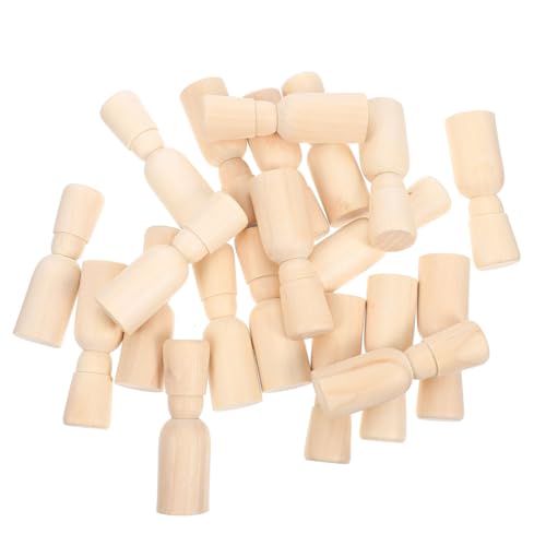 OSALADI 20 Stück Teiliges Holzfiguren mit Hut DIY Malen Holzpuppen für Kreative Bastelideen für Eltern Junge Mädchen Aktivitäten OSALADI 20 Stück Teiliges Holzfiguren mit Hut DIY Malen Holzpuppen für Kreative Bastelideen für Eltern Junge Mädchen Aktivitäten von OSALADI