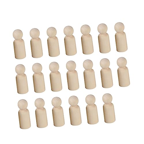 OSALADI 20 Stück Teiliges Kleine Holzpuppen zum Bemalen für Diy Graffiti Figuren Bastelspielzeuge Natürliche Holzfiguren für Jungen und Puppenkörper für Projekte OSALADI 20 Stück Teiliges Kleine Holzpuppen zum Bemalen für Diy Graffiti Figuren Bastelspielzeuge Natürliche Holzfiguren für Jungen und Puppenkörper für Projekte von OSALADI