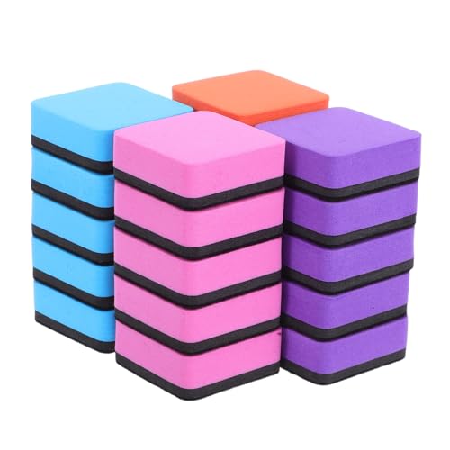 OSALADI 20 Stück Teiliges Magnetisches Whiteboard-eraser Weichem EVA und Filz Quadratisch Wiederverwendbar Sanfte Reinigung ohne Kratzer für Schule Büro und Klassenzimmer Praktische OSALADI 20 Stück Teiliges Magnetisches Whiteboard-eraser Weichem EVA und Filz Quadratisch Wiederverwendbar Sanfte Reinigung ohne Kratzer für Schule Büro und Klassenzimmer Praktische von OSALADI
