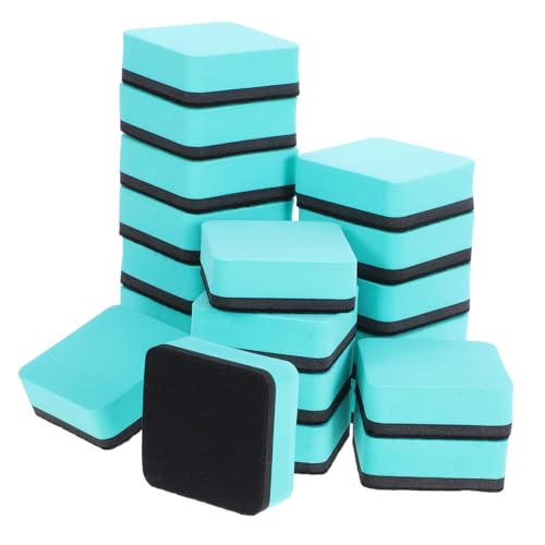 OSALADI 20 Stück Teiliges Magnetisches Whiteboard-radiergummi Wiederverwendbar Stark Haftend für Klassenzimmer Büro und Schule Effektive Reinigung ohne Rückstände OSALADI 20 Stück Teiliges Magnetisches Whiteboard-radiergummi Wiederverwendbar Stark Haftend für Klassenzimmer Büro und Schule Effektive Reinigung ohne Rückstände von OSALADI