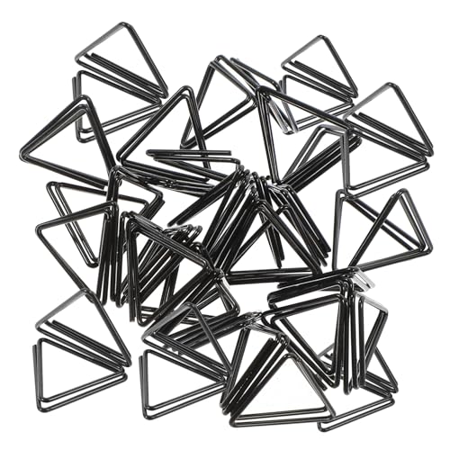 OSALADI 20 Stück Teiliges Memo Clip Dreieckiger Metall Kartenhalter Notizenhalter Fotohalter Tischaufsteller Wiederverwendbar für Büro Hochzeit Party Dekoration von OSALADI