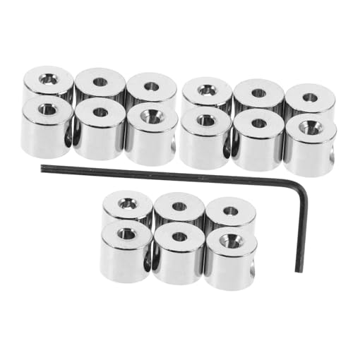 OSALADI 20 Stück Teiliges Metall Pin Backs mit Schraubverschluss Gewindesicherung für Broschen Anti-drop Verschluss mit Schraubenschlüssel Langlebig und Einfach zu Montieren für DIY OSALADI 20 Stück Teiliges Metall Pin Backs mit Schraubverschluss Gewindesicherung für Broschen Anti-drop Verschluss mit Schraubenschlüssel Langlebig und Einfach zu Montieren für DIY von OSALADI