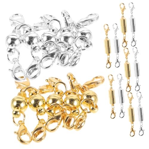 OSALADI 20 Stück Teiliges Metall Schmuckverschluss Leichte Robuste Magnetverschlüsse für Halsketten und Armbänder Installieren DIY Schmuckzubehör für Bastler und Geschenke OSALADI 20 Stück Teiliges Metall Schmuckverschluss Leichte Robuste Magnetverschlüsse für Halsketten und Armbänder Installieren DIY Schmuckzubehör für Bastler und Geschenke von OSALADI
