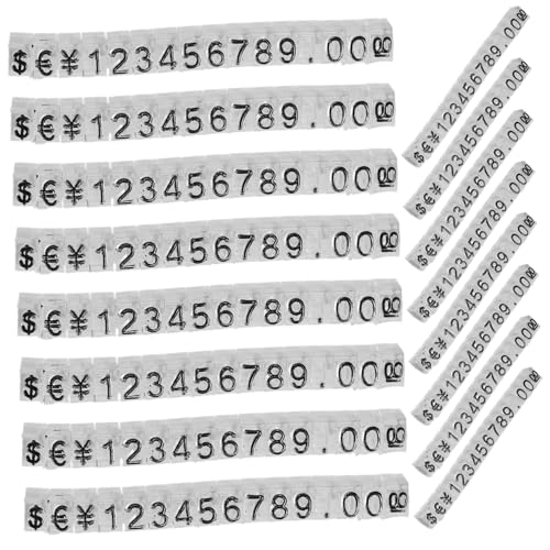 OSALADI 20 Stück Teiliges Preisschild Verstellbare Würfel Preisschilder für Schmuck Uhren Lebensmittel Transparente Preisaufsteller für Einzelhandel und Einkaufszentren OSALADI 20 Stück Teiliges Preisschild Verstellbare Würfel Preisschilder für Schmuck Uhren Lebensmittel Transparente Preisaufsteller für Einzelhandel und Einkaufszentren von OSALADI