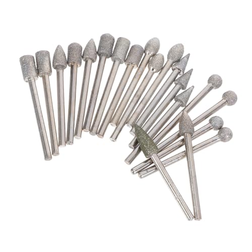 OSALADI 20 Stück Teiliges Schleifkopf-set aus widerstandsfähigem Material Vielseitige Polieraufsätze für Stein Glas und Metall Robustes Werkzeug für Gravur Rostentfernung und Präzises OSALADI 20 Stück Teiliges Schleifkopf-set aus widerstandsfähigem Material Vielseitige Polieraufsätze für Stein Glas und Metall Robustes Werkzeug für Gravur Rostentfernung und Präzises von OSALADI