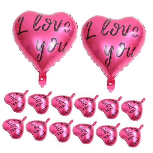 OSALADI 20 Stück Teiliges Set Herz Luftballons Aluminiumfolie für Hochzeitsdekoration Romantische Party Dekoration für Valentinstag Jubiläen und Feiern OSALADI 20 Stück Teiliges Set Herz Luftballons Aluminiumfolie für Hochzeitsdekoration Romantische Party Dekoration für Valentinstag Jubiläen und Feiern von OSALADI