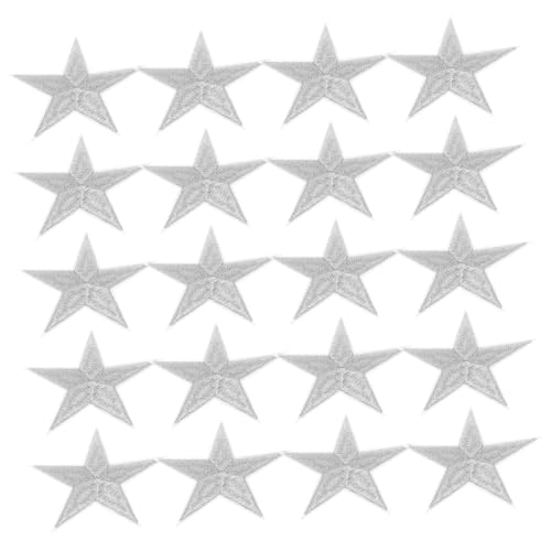 OSALADI 20 Stück Teiliges Stern Silber Bestickte Bügel Näh-applikationen für Kleidung Hüte Jacken Rucksäcke Vielseitige Textil-dekoration und Reparatur Zubehör OSALADI 20 Stück Teiliges Stern Silber Bestickte Bügel Näh-applikationen für Kleidung Hüte Jacken Rucksäcke Vielseitige Textil-dekoration und Reparatur Zubehör von OSALADI