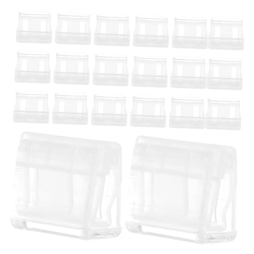 OSALADI 20 Stück Teiliges Transparente Kunststoff Klammern Wiederverwendbare Kleine Büroklammern Vielseitige Dokumentenhalter Klare Eckenklammern für Schule und Büro Minimalistisches OSALADI 20 Stück Teiliges Transparente Kunststoff Klammern Wiederverwendbare Kleine Büroklammern Vielseitige Dokumentenhalter Klare Eckenklammern für Schule und Büro Minimalistisches von OSALADI