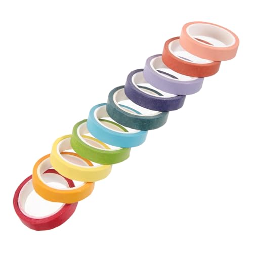 OSALADI 20 Stück Teiliges Washi Tape Regenbogenfarben Buntes Klebeband für Scrapbooking DIY Bastelkreppband Glänzend für Tagebuch Planer Fotoalbum Dekoration OSALADI 20 Stück Teiliges Washi Tape Regenbogenfarben Buntes Klebeband für Scrapbooking DIY Bastelkreppband Glänzend für Tagebuch Planer Fotoalbum Dekoration von OSALADI