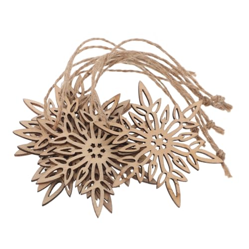OSALADI 20 Stück Teiliges Weihnachts-schneeflocken Holzornamente zum Bemalen Naturbelassene Vorgebohrte Holzscheiben für DIY Basteln Leichte Schneeflocken zum Aufhängen an Weihnachtsbaum OSALADI 20 Stück Teiliges Weihnachts-schneeflocken Holzornamente zum Bemalen Naturbelassene Vorgebohrte Holzscheiben für DIY Basteln Leichte Schneeflocken zum Aufhängen an Weihnachtsbaum von OSALADI